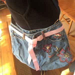 Denim pocketbook